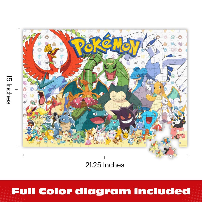Buffalo Games - PokÃ©mon - Fan Favorites - 300 Piece Jigsaw Puzzle for Adults - Vibrant Jigsaw Puzzles with Oversized Pieces - Finished Size 21.25 x 15.00 - Image 4